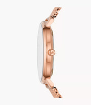 Michael Kors MK4340 Pyper Three Hand Rose Gold Tone Steel Women's Watch